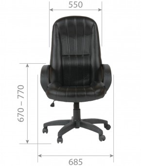 Кресло для руководителя  CHAIRMAN 685 (экокожа черный) в Нижнем Тагиле - nizhniy-tagil.ok-mebel.com | фото 5