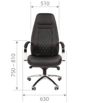 Кресло для руководителя CHAIRMAN 950 (Экокожа) Черное в Нижнем Тагиле - nizhniy-tagil.ok-mebel.com | фото 4