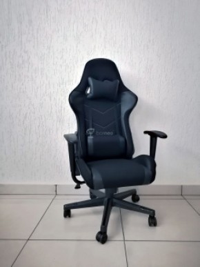Кресло геймерское Barneo K-50 (черная сетка черные вставки) в Нижнем Тагиле - nizhniy-tagil.ok-mebel.com | фото