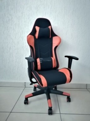 Кресло геймерское Barneo K-50 (черная сетка оранжевые вставки) в Нижнем Тагиле - nizhniy-tagil.ok-mebel.com | фото 1
