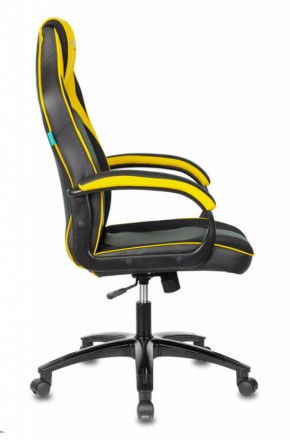 Кресло игровое Бюрократ VIKING 2 AERO YELLOW черный/желтый в Нижнем Тагиле - nizhniy-tagil.ok-mebel.com | фото 3