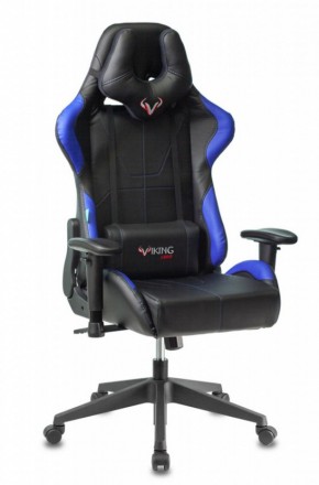 Кресло игровое Бюрократ VIKING 5 AERO BLUE черный/синий в Нижнем Тагиле - nizhniy-tagil.ok-mebel.com | фото