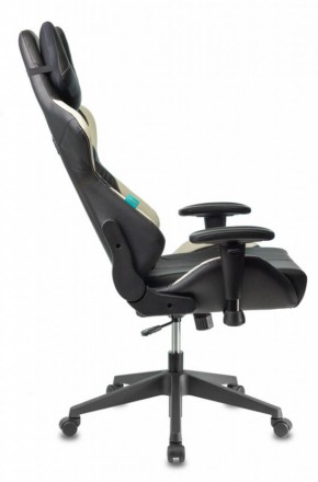 Кресло игровое Бюрократ VIKING 5 AERO WHITE черный/белый в Нижнем Тагиле - nizhniy-tagil.ok-mebel.com | фото 2