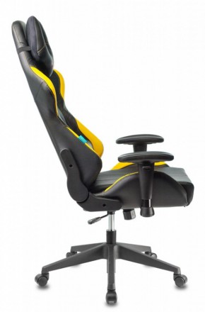 Кресло игровое Бюрократ VIKING 5 AERO YELLOW черный/желтый в Нижнем Тагиле - nizhniy-tagil.ok-mebel.com | фото 2