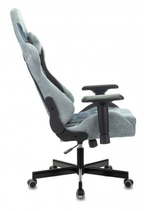 Кресло игровое Бюрократ VIKING 7 KNIGHT BL FABRIC синий в Нижнем Тагиле - nizhniy-tagil.ok-mebel.com | фото 2