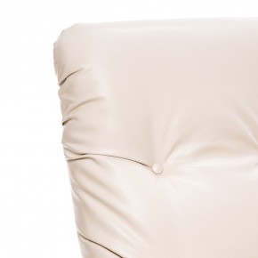 Кресло-качалка Модель 67 Венге текстура, к/з Varana cappuccino в Нижнем Тагиле - nizhniy-tagil.ok-mebel.com | фото 5