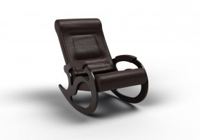 Кресло-качалка Вилла 11-К-В (экокожа/венге) ВЕНГЕ в Нижнем Тагиле - nizhniy-tagil.ok-mebel.com | фото