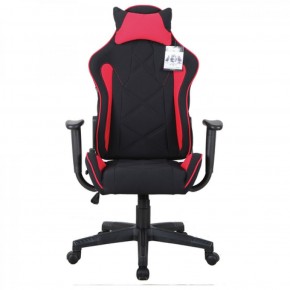 Кресло компьютерное BRABIX GT Racer GM-101 + подушка (ткань) черное/красное (531820) в Нижнем Тагиле - nizhniy-tagil.ok-mebel.com | фото 3