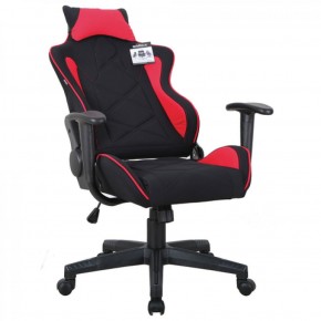 Кресло компьютерное BRABIX GT Racer GM-101 + подушка (ткань) черное/красное (531820) в Нижнем Тагиле - nizhniy-tagil.ok-mebel.com | фото 4