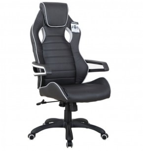 Кресло компьютерное BRABIX Techno Pro GM-003 (экокожа черное/серое, вставки серые) 531814 в Нижнем Тагиле - nizhniy-tagil.ok-mebel.com | фото