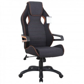 Кресло компьютерное BRABIX Techno Pro GM-003 (ткань черное/серое, вставки оранжевые) 531813 в Нижнем Тагиле - nizhniy-tagil.ok-mebel.com | фото