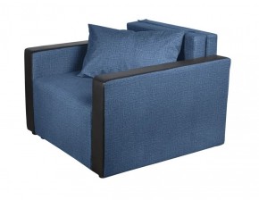 Кресло-кровать Милена с подлокотниками (синий) Велюр в Нижнем Тагиле - nizhniy-tagil.ok-mebel.com | фото 1