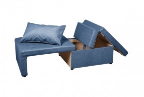 Кресло-кровать Милена (синий) Велюр в Нижнем Тагиле - nizhniy-tagil.ok-mebel.com | фото 3