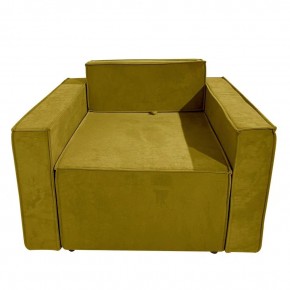 Кресло-кровать Принц КК1-ВГ (велюр горчичный) в Нижнем Тагиле - nizhniy-tagil.ok-mebel.com | фото
