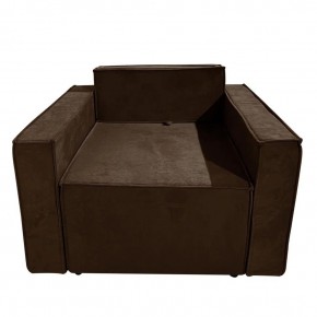 Кресло-кровать Принц КК1-ВК (велюр коричневый) в Нижнем Тагиле - nizhniy-tagil.ok-mebel.com | фото
