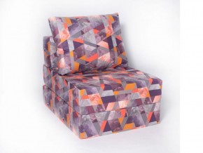 Кресло-кровать-пуф бескаркасное Окта (Велюр принт 2) в Нижнем Тагиле - nizhniy-tagil.ok-mebel.com | фото