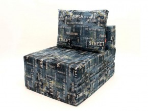 Кресло-кровать-пуф бескаркасное Окта (Велюр принт 2) в Нижнем Тагиле - nizhniy-tagil.ok-mebel.com | фото 3