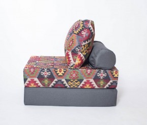 Кресло-кровать-пуф бескаркасное Прайм (мехико серый-графит) в Нижнем Тагиле - nizhniy-tagil.ok-mebel.com | фото