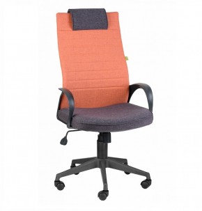 Кресло Квест HOME (Ткань КФ-28/КФ-13) оранжевый-сливовый в Нижнем Тагиле - nizhniy-tagil.ok-mebel.com | фото 1