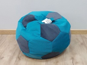 Кресло-мешок Мяч S (Shaggy Azure-Shaggy Grafit) в Нижнем Тагиле - nizhniy-tagil.ok-mebel.com | фото 1