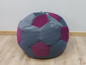 Кресло-мешок Мяч S (Shaggy Grafit-Shaggy Wine) в Нижнем Тагиле - nizhniy-tagil.ok-mebel.com | фото 1