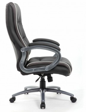 Кресло офисное BRABIX PREMIUM "Strong HD-009" (экокожа черная, ткань серая) 531945 в Нижнем Тагиле - nizhniy-tagil.ok-mebel.com | фото 3
