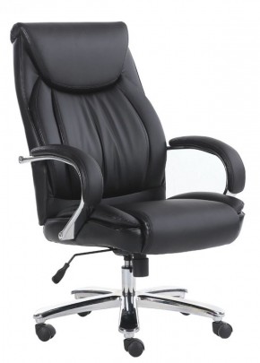 Кресло офисное BRABIX "Advance EX-575" (хром/экокожа/черное) 531825 в Нижнем Тагиле - nizhniy-tagil.ok-mebel.com | фото 1