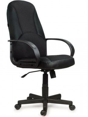 Кресло офисное BRABIX "City EX-512" (кожзам черный, ткань черная) 531407 в Нижнем Тагиле - nizhniy-tagil.ok-mebel.com | фото