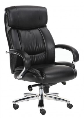 Кресло офисное BRABIX "Direct EX-580" (хром/рециклированная кожа/черное) 531824 в Нижнем Тагиле - nizhniy-tagil.ok-mebel.com | фото 1