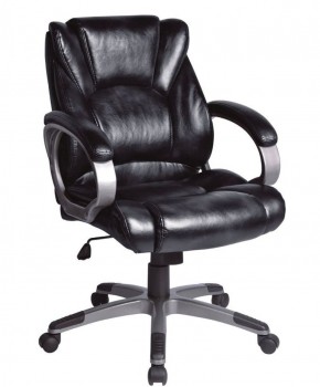 Кресло офисное BRABIX "Eldorado EX-504", экокожа, черное, 530874 в Нижнем Тагиле - nizhniy-tagil.ok-mebel.com | фото