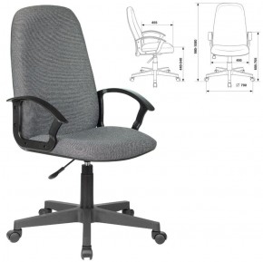 Кресло офисное BRABIX "Element EX-289", ткань, серое, 532093 в Нижнем Тагиле - nizhniy-tagil.ok-mebel.com | фото 2