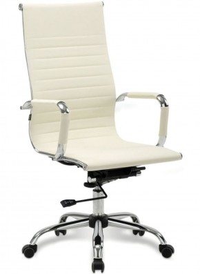 Кресло офисное BRABIX "Energy EX-509" (экокожа, хром, бежевое) 531166 в Нижнем Тагиле - nizhniy-tagil.ok-mebel.com | фото