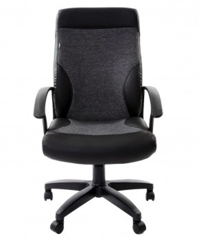 Кресло офисное BRABIX "Trust EX-535" (экокожа/черная/ткань серая) 531383 в Нижнем Тагиле - nizhniy-tagil.ok-mebel.com | фото 3