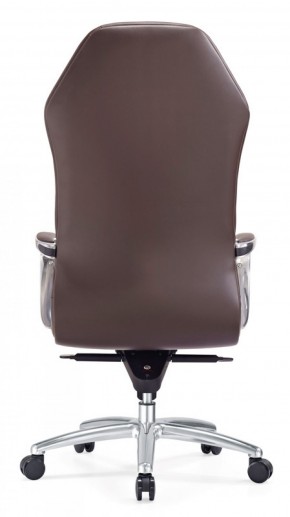 Кресло руководителя Бюрократ _AURA/BROWN коричневый в Нижнем Тагиле - nizhniy-tagil.ok-mebel.com | фото 5