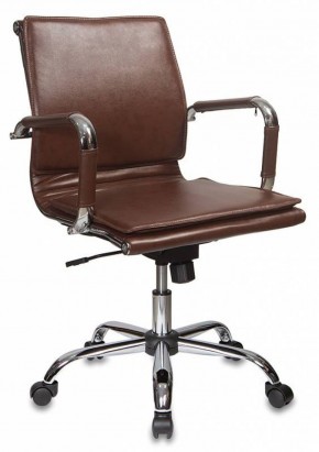 Кресло руководителя Бюрократ CH-993-LOW/BROWN коричневый в Нижнем Тагиле - nizhniy-tagil.ok-mebel.com | фото 1