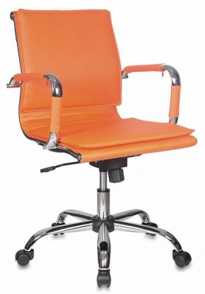 Кресло руководителя Бюрократ CH-993-LOW/ORANGE оранжевый в Нижнем Тагиле - nizhniy-tagil.ok-mebel.com | фото 1