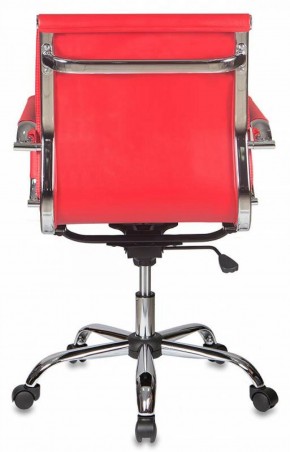 Кресло руководителя Бюрократ CH-993-LOW/RED красный в Нижнем Тагиле - nizhniy-tagil.ok-mebel.com | фото 4