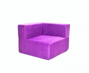 Кресло-угловое-модуль бескаркасное Тетрис 30 (Фиолетовый) в Нижнем Тагиле - nizhniy-tagil.ok-mebel.com | фото