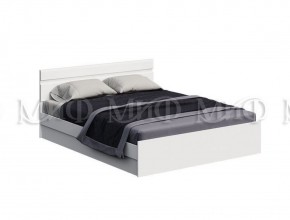 НЭНСИ NEW Кровать 1,4 м (Белый глянец холодный/Белый) в Нижнем Тагиле - nizhniy-tagil.ok-mebel.com | фото