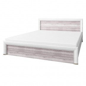Кровать 160, OLIVIA, цвет вудлайн крем/дуб анкона в Нижнем Тагиле - nizhniy-tagil.ok-mebel.com | фото 2