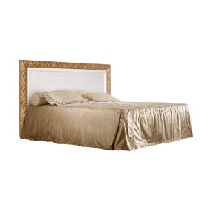 Кровать 2-х спальная (1,4 м)Тиффани штрих-лак/золото с подъемным механизмом (ТФКР140-2[7]) в Нижнем Тагиле - nizhniy-tagil.ok-mebel.com | фото