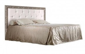 Кровать 2-х спальная(1,6 м)Тиффани Premium черная/серебро с мягким элементом со стразами с подъемным механизмом (ТФКР-2[3][7](П) в Нижнем Тагиле - nizhniy-tagil.ok-mebel.com | фото 1