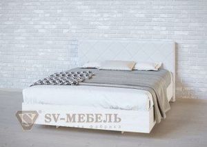 Кровать 1400 двойная №1 изголовье Ромб в Нижнем Тагиле - nizhniy-tagil.ok-mebel.com | фото 1