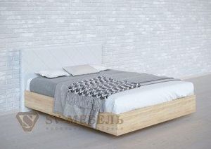 Кровать 1400 двойная №1 изголовье Ромб в Нижнем Тагиле - nizhniy-tagil.ok-mebel.com | фото 6