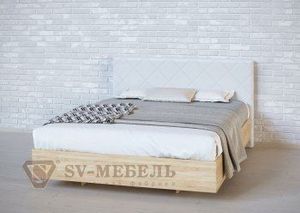 Кровать 1400 двойная №1 изголовье Ромб в Нижнем Тагиле - nizhniy-tagil.ok-mebel.com | фото 5