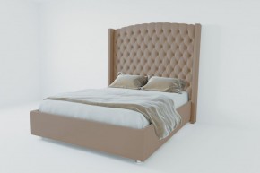Кровать Берлин ЛЮКС с ПМ 800 (велюр серый) в Нижнем Тагиле - nizhniy-tagil.ok-mebel.com | фото 2