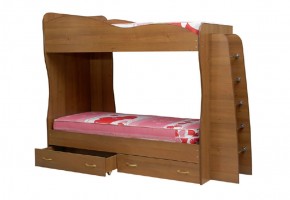 Кровать детская 2-х ярусная Юниор-1 (800*2000) ЛДСП в Нижнем Тагиле - nizhniy-tagil.ok-mebel.com | фото 1