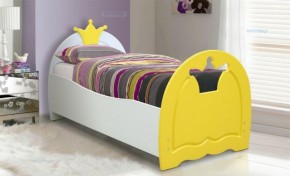 Кровать детская Корона (700*1400) МДФ матовый в Нижнем Тагиле - nizhniy-tagil.ok-mebel.com | фото 1