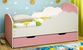 Кровать детская Облака №1 (800*1600) ЛДСП в Нижнем Тагиле - nizhniy-tagil.ok-mebel.com | фото 1