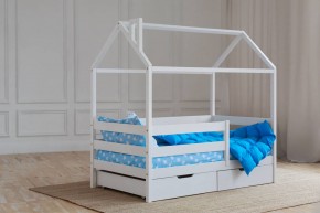 Кровать-домик 80*160 Белый в Нижнем Тагиле - nizhniy-tagil.ok-mebel.com | фото 4
